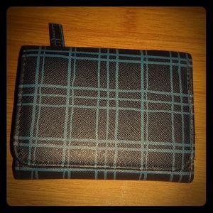 Plaid Tri-fold Wallet (NWOT)